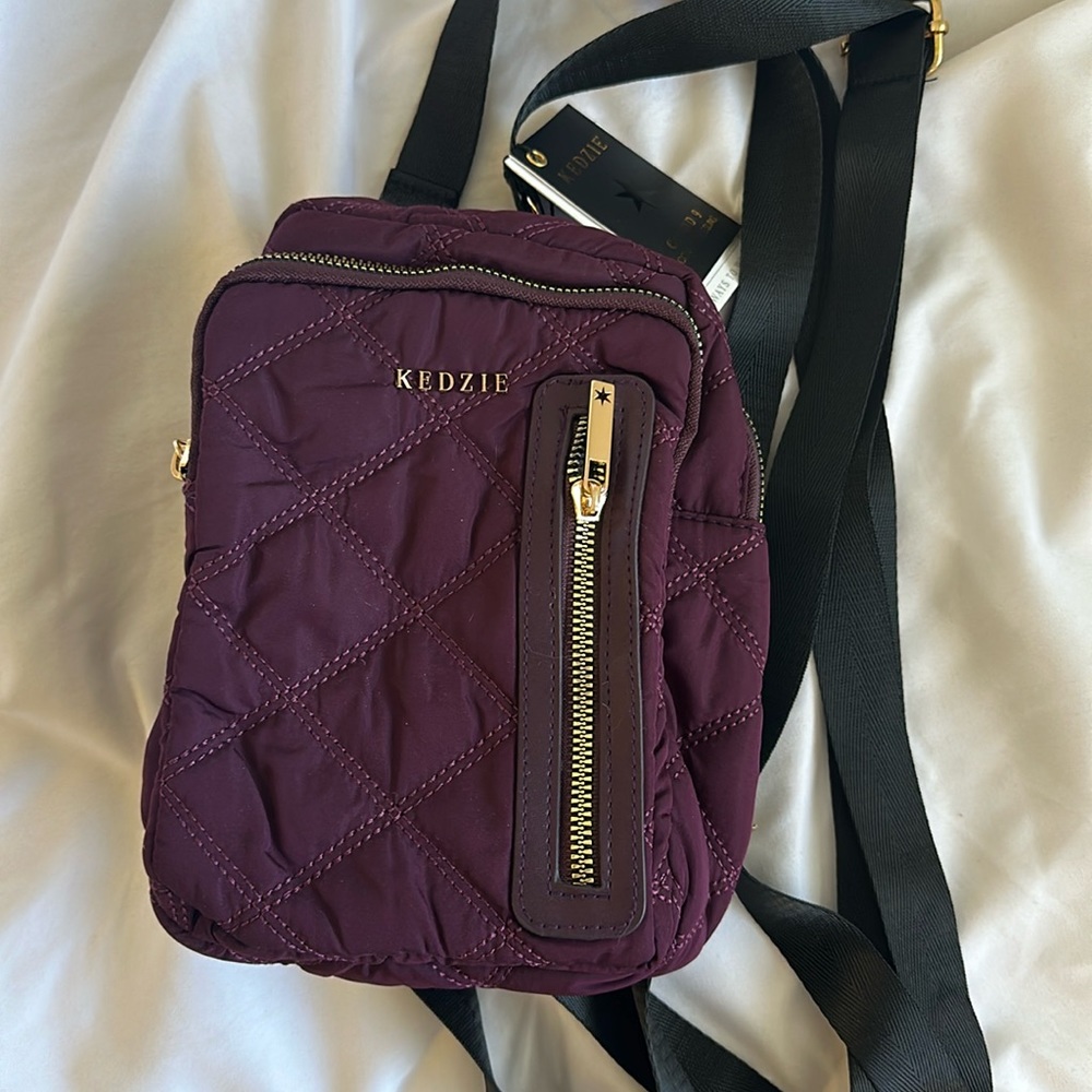 Kedzie Quilted Puffer Crossbody Bag